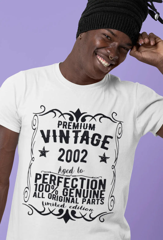 Premium Vintage Year 2002 Vintage Tshirt t Shirt Anniversaire Cadeau t Shirt