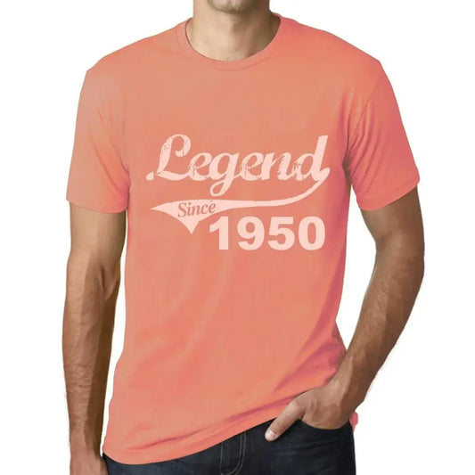 Men's Graphic T-Shirt Legend Since 1950 74th Birthday Anniversary 74 Year Old Gift 1950 Vintage Eco-Friendly Short Sleeve Novelty Tee