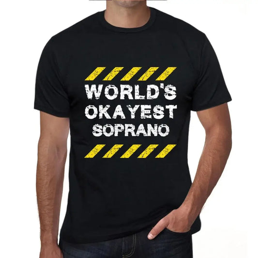 Men's Graphic T-Shirt Worlds Okayest Soprano Eco-Friendly Limited Edition Short Sleeve Tee-Shirt Vintage Birthday Gift Novelty