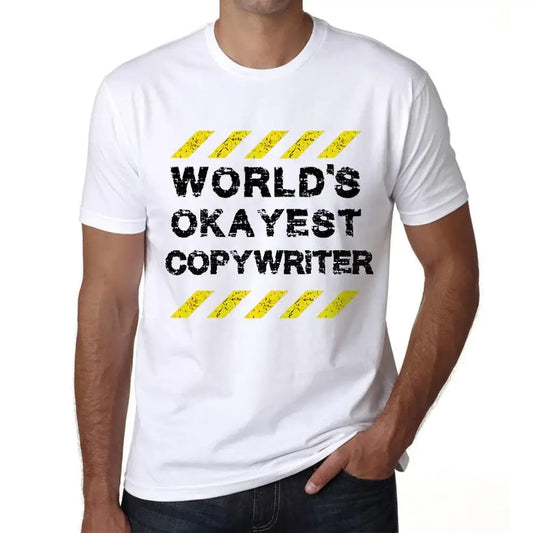 Men's Graphic T-Shirt Worlds Okayest Copywriter Eco-Friendly Limited Edition Short Sleeve Tee-Shirt Vintage Birthday Gift Novelty