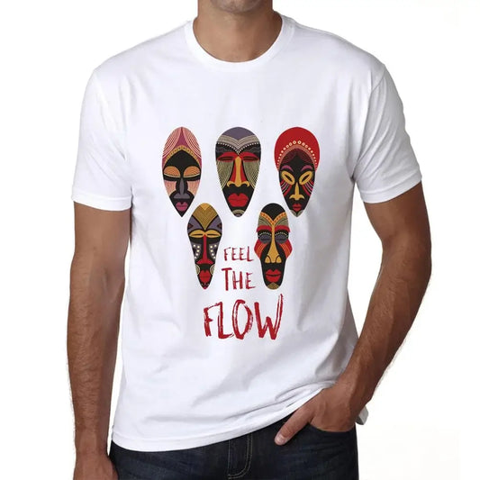 Men's Graphic T-Shirt Native Feel The Flow Eco-Friendly Limited Edition Short Sleeve Tee-Shirt Vintage Birthday Gift Novelty