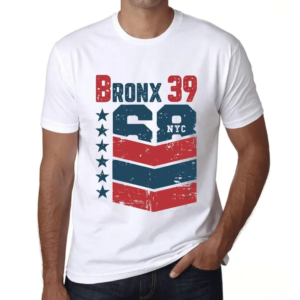 Men's Graphic T-Shirt Bronx 39 39th Birthday Anniversary 39 Year Old Gift 1985 Vintage Eco-Friendly Short Sleeve Novelty Tee