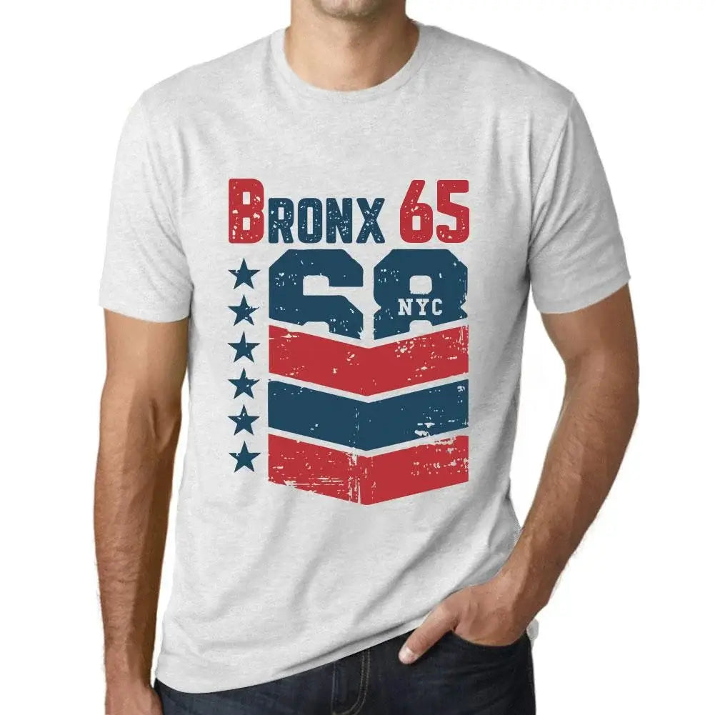 Men's Graphic T-Shirt Bronx 65 65th Birthday Anniversary 65 Year Old Gift 1959 Vintage Eco-Friendly Short Sleeve Novelty Tee