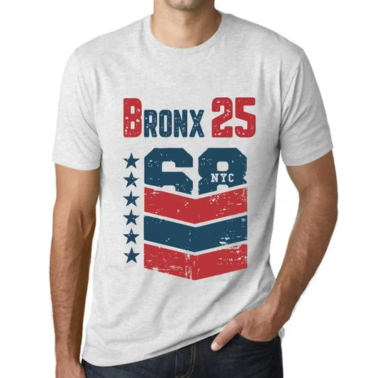 Men's Graphic T-Shirt Bronx 25 25th Birthday Anniversary 25 Year Old Gift 1999 Vintage Eco-Friendly Short Sleeve Novelty Tee