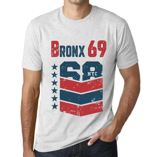 Men's Graphic T-Shirt Bronx 69 69th Birthday Anniversary 69 Year Old Gift 1955 Vintage Eco-Friendly Short Sleeve Novelty Tee