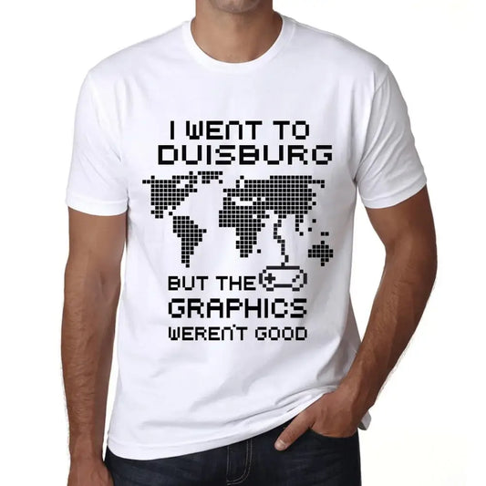 Men's Graphic T-Shirt I Went To Duisburg But The Graphics Weren’t Good Eco-Friendly Limited Edition Short Sleeve Tee-Shirt Vintage Birthday Gift Novelty
