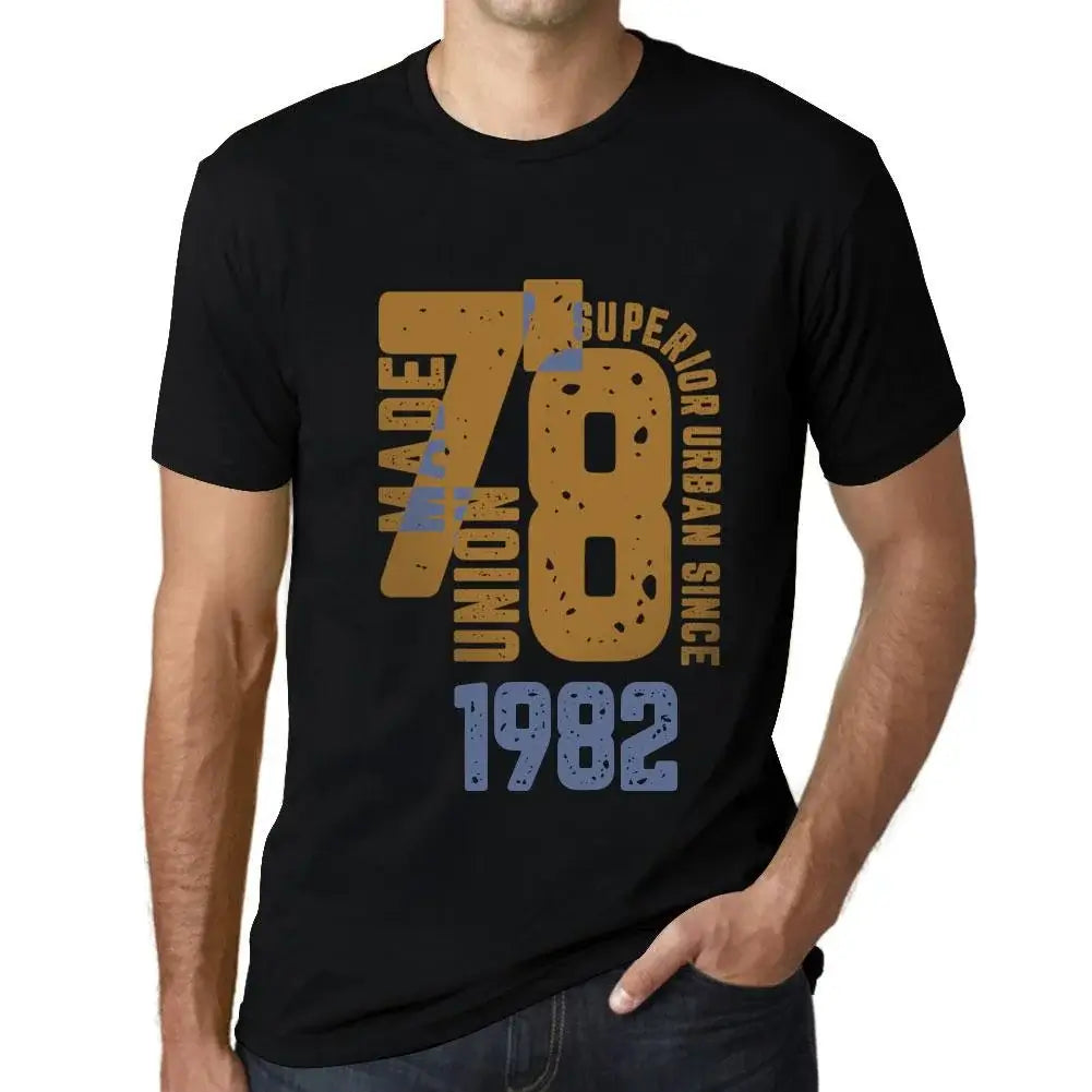 Men's Graphic T-Shirt Superior Urban Style Since 1982 42nd Birthday Anniversary 42 Year Old Gift 1982 Vintage Eco-Friendly Short Sleeve Novelty Tee