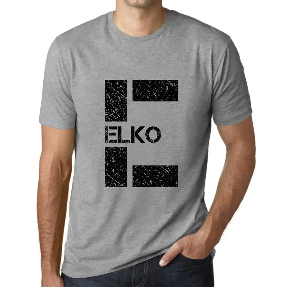 Men's Graphic T-Shirt Elko Eco-Friendly Limited Edition Short Sleeve Tee-Shirt Vintage Birthday Gift Novelty