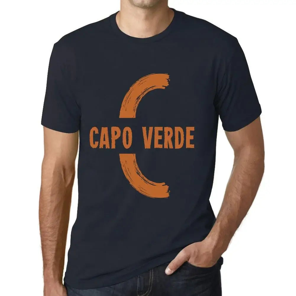 Men's Graphic T-Shirt Capo Verde Eco-Friendly Limited Edition Short Sleeve Tee-Shirt Vintage Birthday Gift Novelty