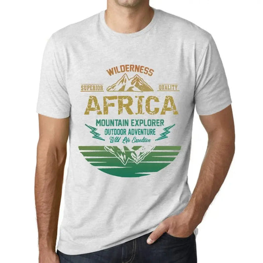 Men's Graphic T-Shirt Outdoor Adventure, Wilderness, Mountain Explorer Africa Eco-Friendly Limited Edition Short Sleeve Tee-Shirt Vintage Birthday Gift Novelty