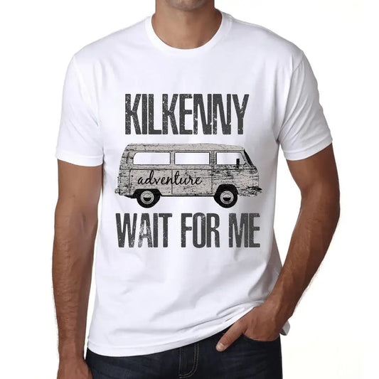Men's Graphic T-Shirt Adventure Wait For Me In Kilkenny Eco-Friendly Limited Edition Short Sleeve Tee-Shirt Vintage Birthday Gift Novelty