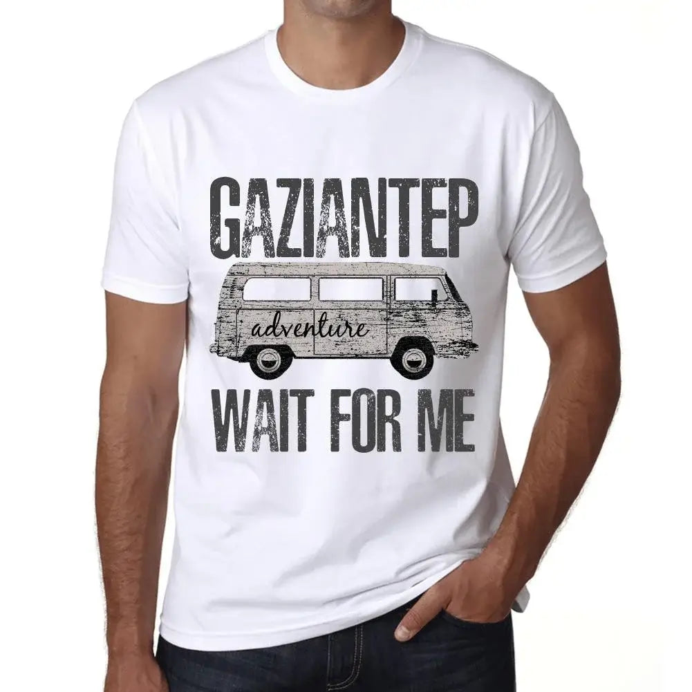 Men's Graphic T-Shirt Adventure Wait For Me In Gaziantep Eco-Friendly Limited Edition Short Sleeve Tee-Shirt Vintage Birthday Gift Novelty