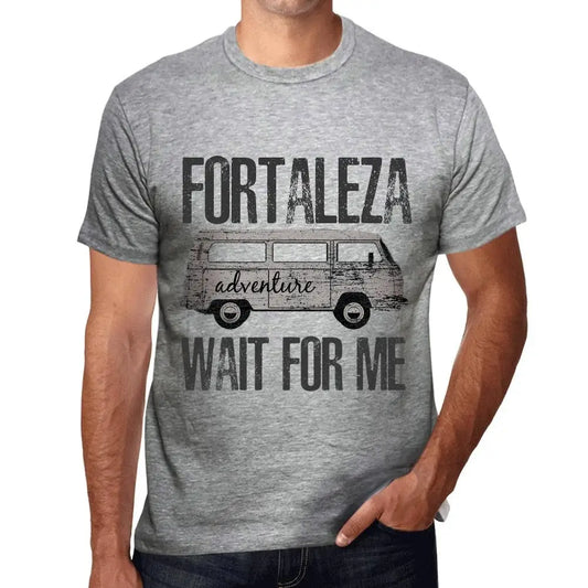 Men's Graphic T-Shirt Adventure Wait For Me In Fortaleza Eco-Friendly Limited Edition Short Sleeve Tee-Shirt Vintage Birthday Gift Novelty