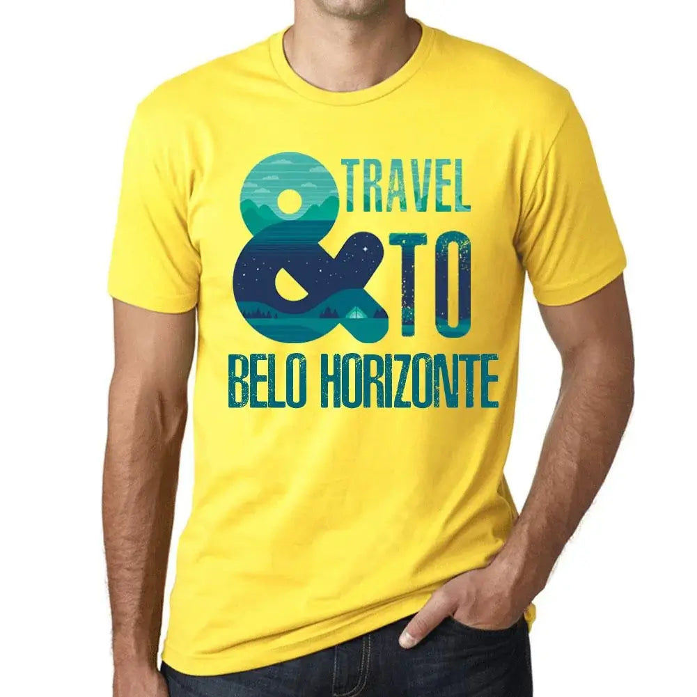 Men's Graphic T-Shirt And Travel To Belo Horizonte Eco-Friendly Limited Edition Short Sleeve Tee-Shirt Vintage Birthday Gift Novelty