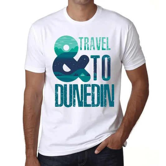 Men's Graphic T-Shirt And Travel To Dunedin Eco-Friendly Limited Edition Short Sleeve Tee-Shirt Vintage Birthday Gift Novelty
