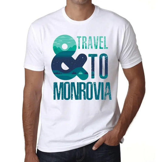Men's Graphic T-Shirt And Travel To Monrovia Eco-Friendly Limited Edition Short Sleeve Tee-Shirt Vintage Birthday Gift Novelty