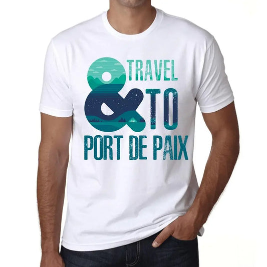 Men's Graphic T-Shirt And Travel To Port De Paix Eco-Friendly Limited Edition Short Sleeve Tee-Shirt Vintage Birthday Gift Novelty