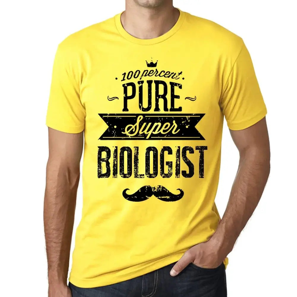 Men's Graphic T-Shirt 100% Pure Super Biologist Eco-Friendly Limited Edition Short Sleeve Tee-Shirt Vintage Birthday Gift Novelty