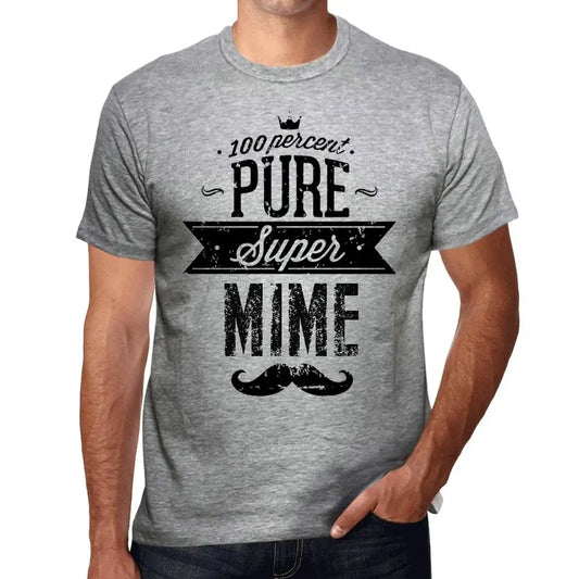 Men's Graphic T-Shirt 100% Pure Super Mime Eco-Friendly Limited Edition Short Sleeve Tee-Shirt Vintage Birthday Gift Novelty