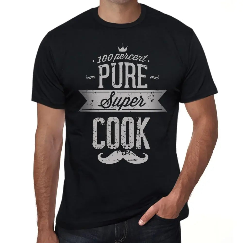 Men's Graphic T-Shirt 100% Pure Super Cook Eco-Friendly Limited Edition Short Sleeve Tee-Shirt Vintage Birthday Gift Novelty