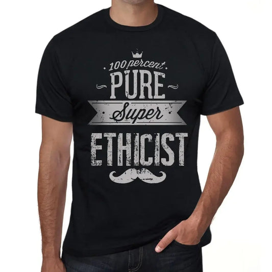 Men's Graphic T-Shirt 100% Pure Super Ethicist Eco-Friendly Limited Edition Short Sleeve Tee-Shirt Vintage Birthday Gift Novelty