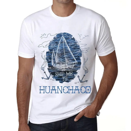 Men's Graphic T-Shirt Ship Me To Huanchaco Eco-Friendly Limited Edition Short Sleeve Tee-Shirt Vintage Birthday Gift Novelty