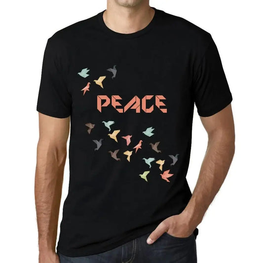 Men's Graphic T-Shirt Origami Peace Eco-Friendly Limited Edition Short Sleeve Tee-Shirt Vintage Birthday Gift Novelty