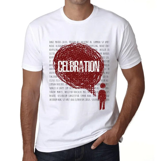 Men's Graphic T-Shirt Thoughts Celbration Eco-Friendly Limited Edition Short Sleeve Tee-Shirt Vintage Birthday Gift Novelty