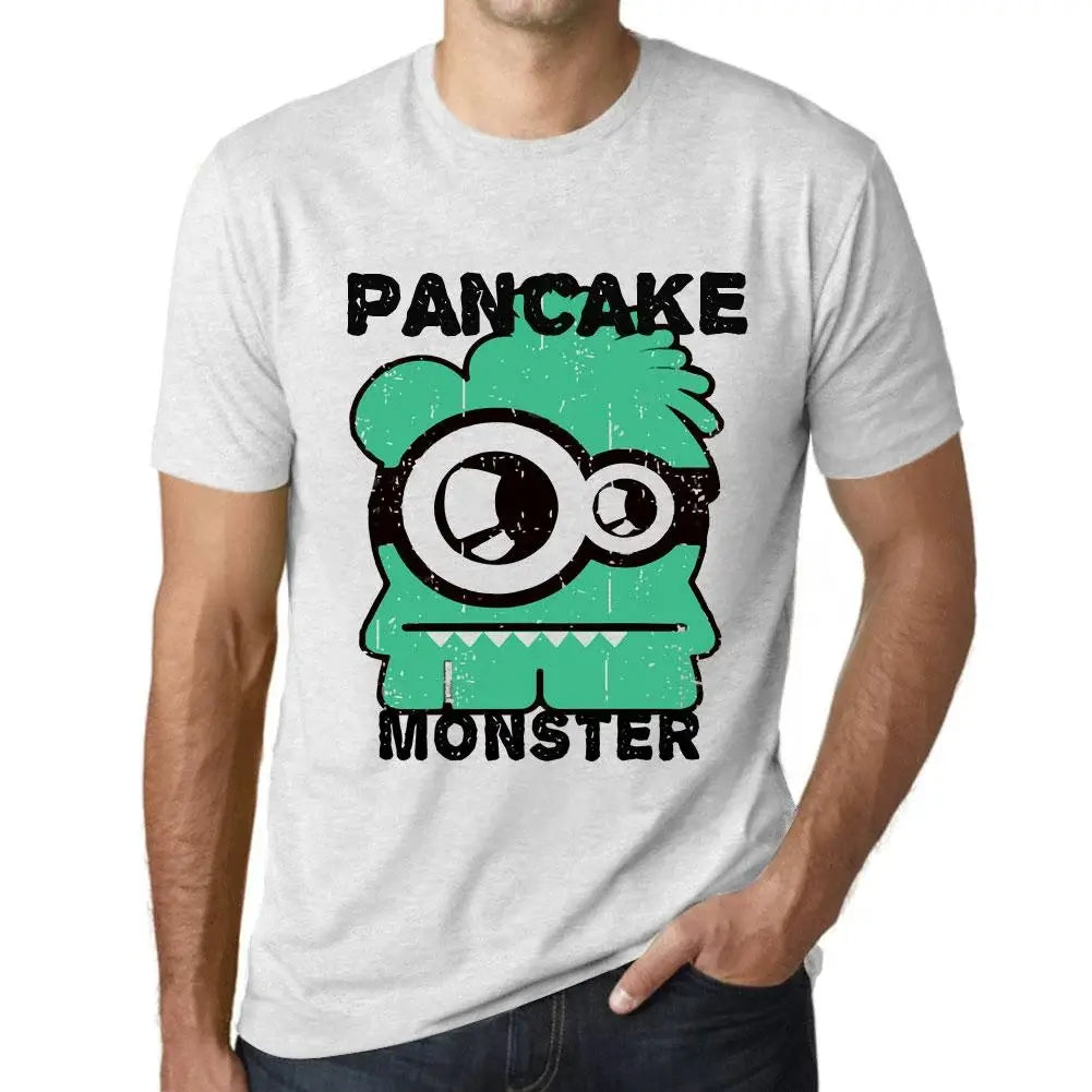 Men's Graphic T-Shirt Pancake Monster Eco-Friendly Limited Edition Short Sleeve Tee-Shirt Vintage Birthday Gift Novelty