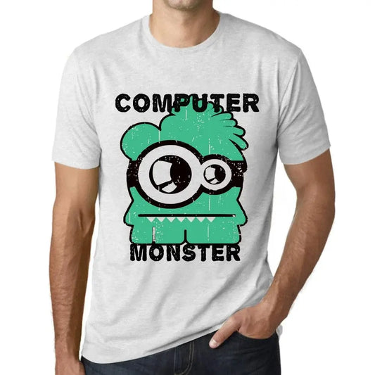 Men's Graphic T-Shirt Computer Monster Eco-Friendly Limited Edition Short Sleeve Tee-Shirt Vintage Birthday Gift Novelty