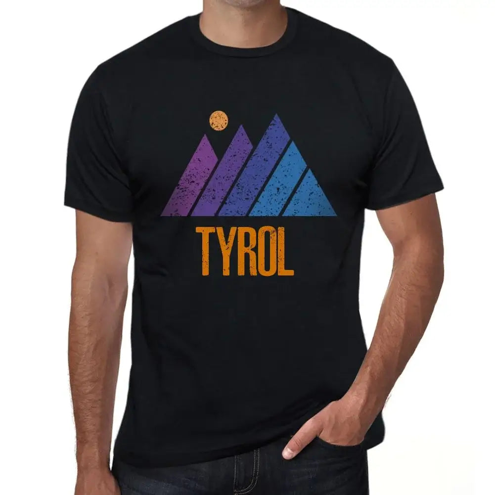 Men's Graphic T-Shirt Mountain Tyrol Eco-Friendly Limited Edition Short Sleeve Tee-Shirt Vintage Birthday Gift Novelty