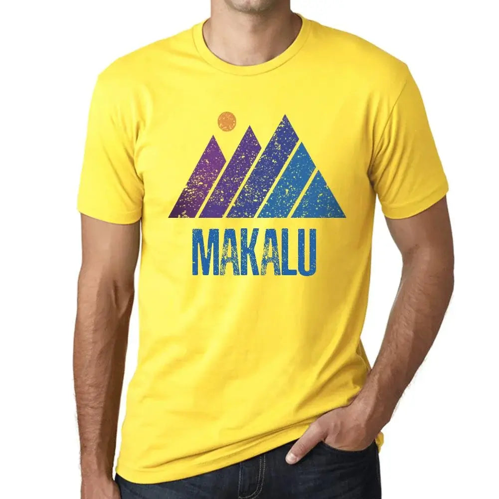 Men's Graphic T-Shirt Mountain Makalu Eco-Friendly Limited Edition Short Sleeve Tee-Shirt Vintage Birthday Gift Novelty