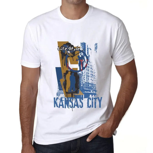 Men's Graphic T-Shirt Kansas City Lifestyle Eco-Friendly Limited Edition Short Sleeve Tee-Shirt Vintage Birthday Gift Novelty