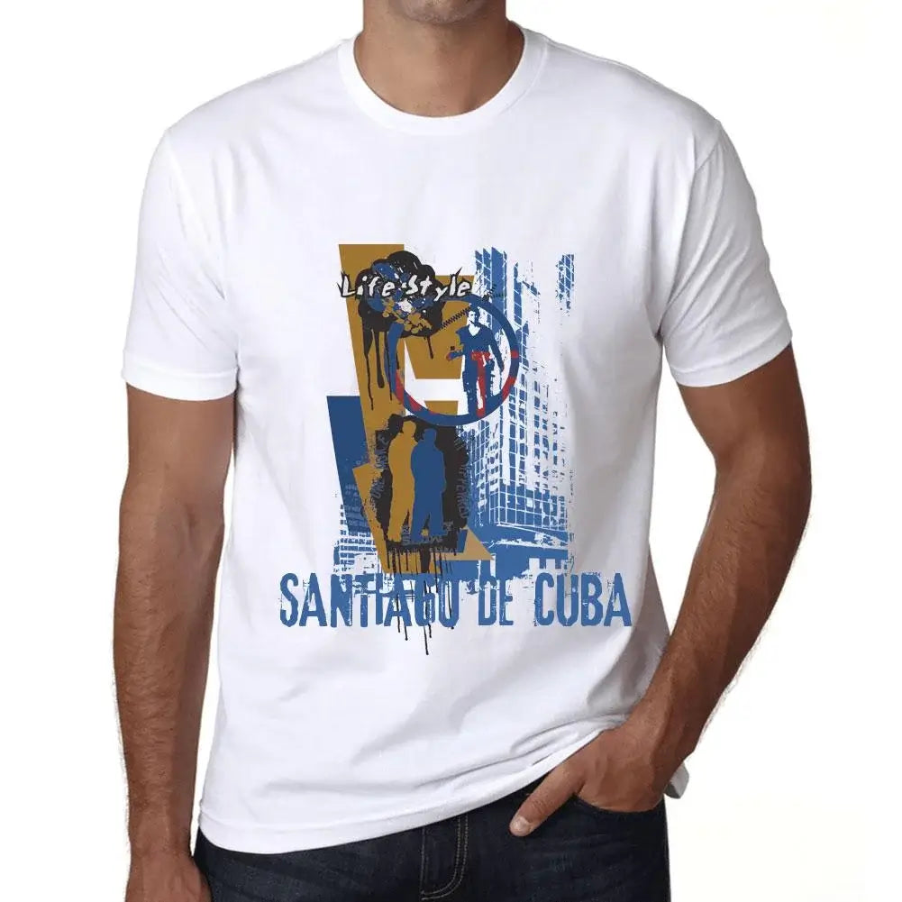 Men's Graphic T-Shirt Santiago De Cuba Lifestyle Eco-Friendly Limited Edition Short Sleeve Tee-Shirt Vintage Birthday Gift Novelty