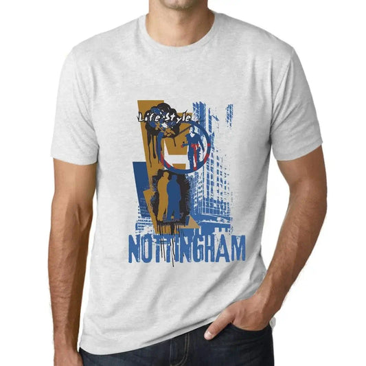 Men's Graphic T-Shirt Nottingham Lifestyle Eco-Friendly Limited Edition Short Sleeve Tee-Shirt Vintage Birthday Gift Novelty