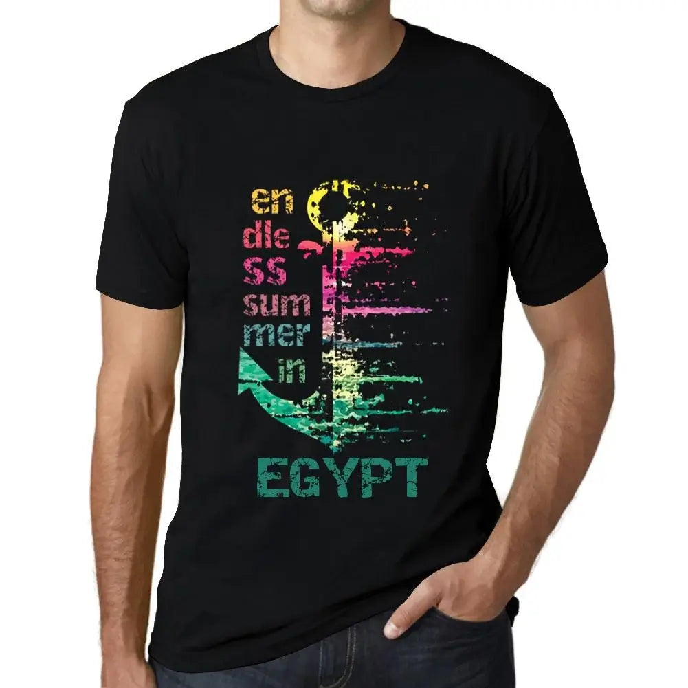 Men's Graphic T-Shirt Endless Summer In Egypt Eco-Friendly Limited Edition Short Sleeve Tee-Shirt Vintage Birthday Gift Novelty