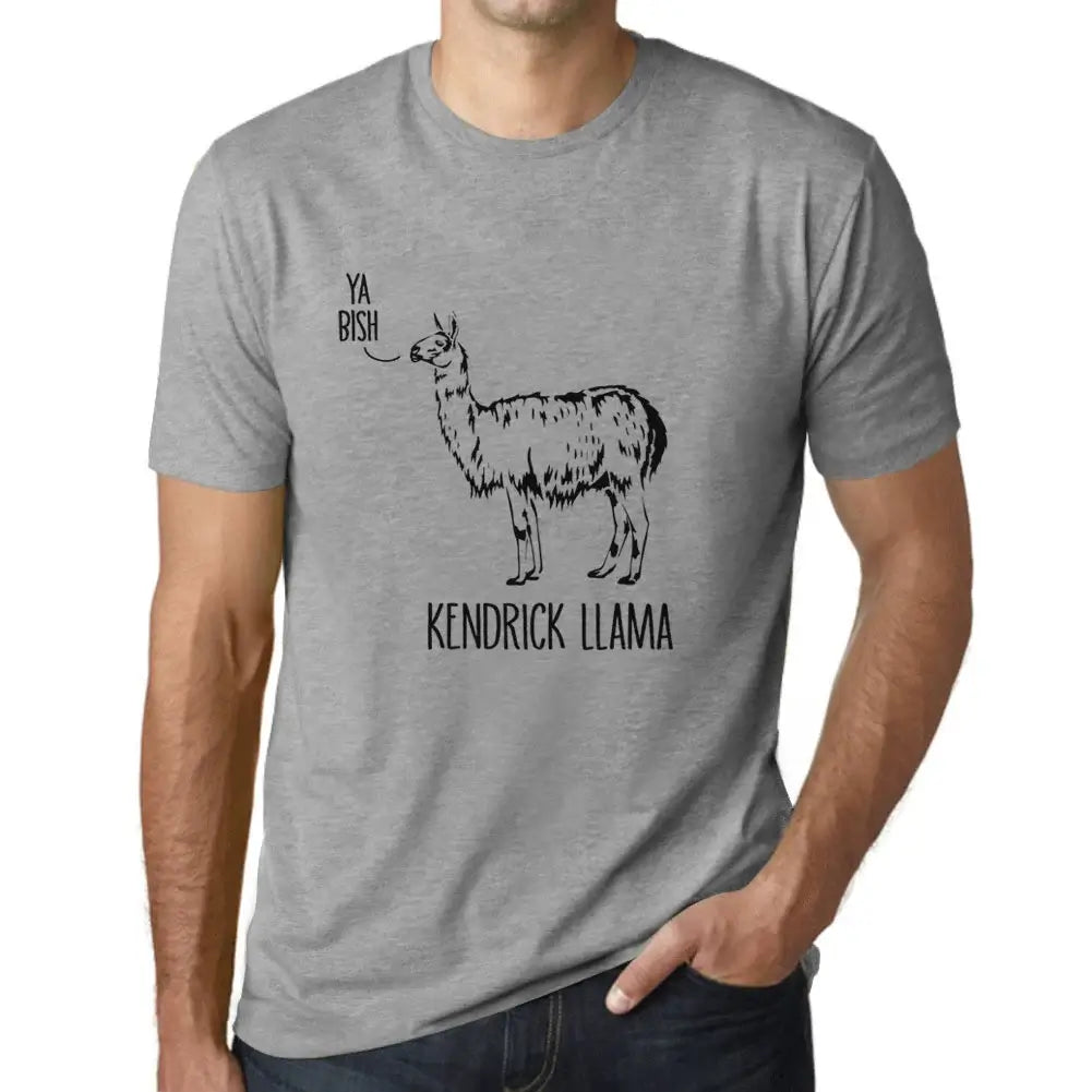 Men's Graphic T-Shirt Kendrick Llama Eco-Friendly Limited Edition Short Sleeve Tee-Shirt Vintage Birthday Gift Novelty