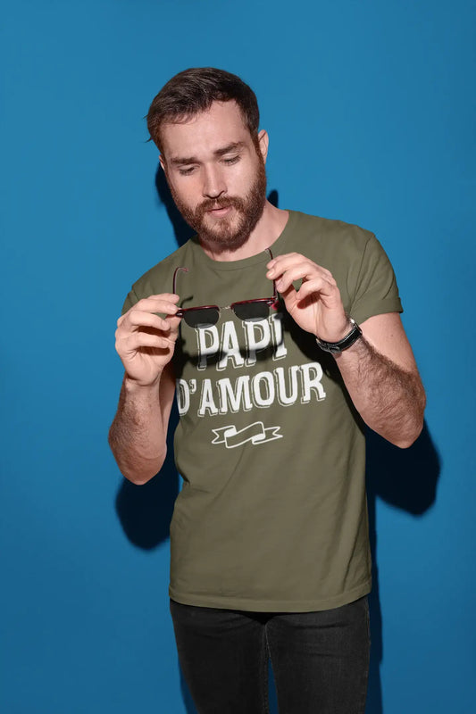 Homme T-shirt Graphique Papi D'Amour Cadeau Imprimé Tee-Shirt