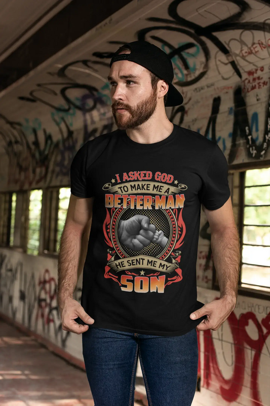 ULTRABASIC Men's Graphic T-Shirt He Sent Me My Son - Family Time - Vintage Shirt