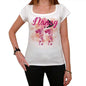 11, Nancy, Women's Short Sleeve Round Neck T-shirt 00008 - ultrabasic-com