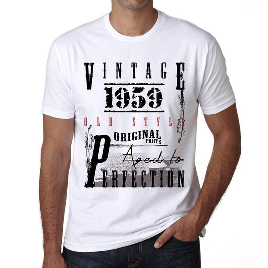 1959 Mens Retro T shirt White Birthday Gift 00133 ultrabasic-com.myshopify.com