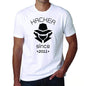 2011 Mens Short Sleeve Round Neck T-Shirt - White / S - Casual