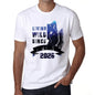 2026 Living Wild Since 2026 Mens T-Shirt White Birthday Gift 00508 - White / Xs - Casual