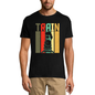 ULTRABASIC Men's Vintage T-Shirt Retro Train