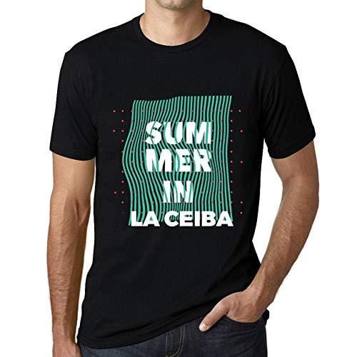 Ultrabasic - Homme Graphique Summer in LA CEIBA Noir Profond