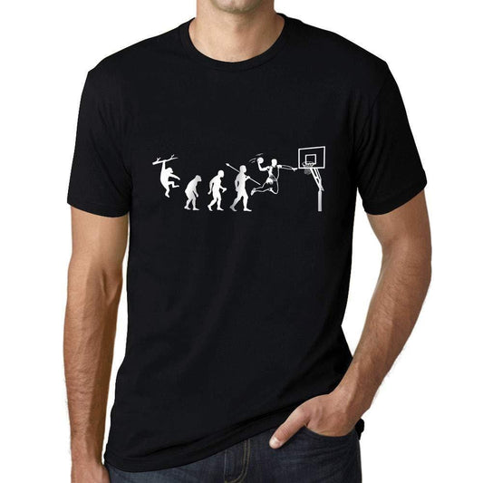 Ultrabasic - Unisex T-Shirt Graphique Évolution du Basket Noir Profond