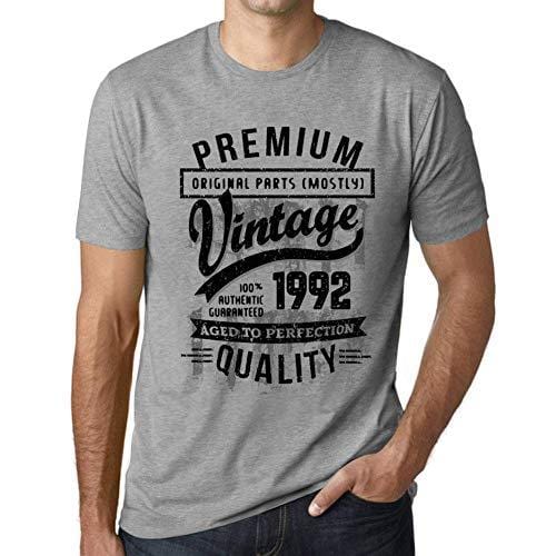 Ultrabasic - Homme T-Shirt Graphique 1992 Aged to Perfection Tee Shirt Cadeau d'anniversaire