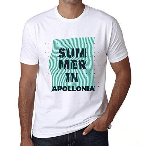 Ultrabasic - Homme Graphique Summer in Apollonia Blanc