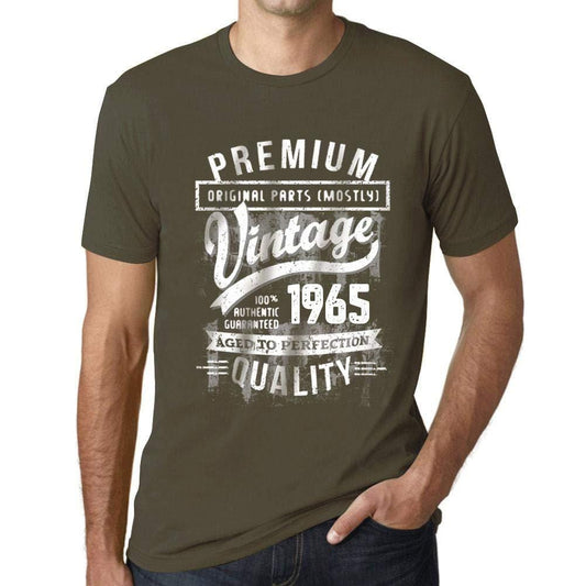 Ultrabasic - Homme T-Shirt Graphique 1965 Aged to Perfection Tee Shirt Cadeau d'anniversaire