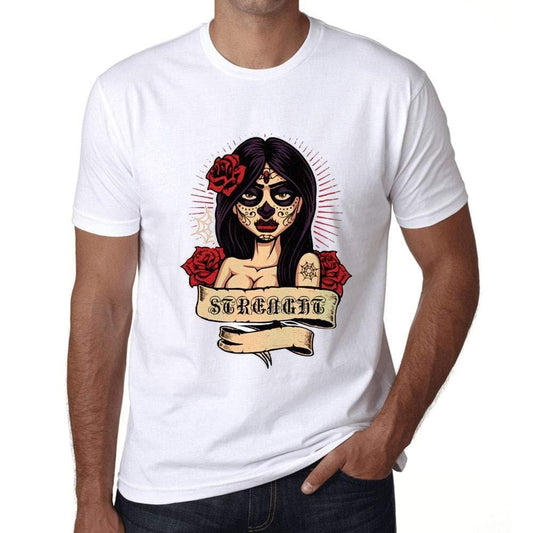 Ultrabasic - Homme T-Shirt Graphique Women Flower Tattoo Strenght